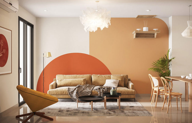 40 идей для гостиной в оранжевом цвете с советами и аксессуарами, которые помогут вам спроектировать свою